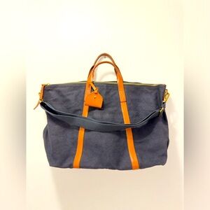 Madewell The Essential Weekender Bag - Navy Canvas